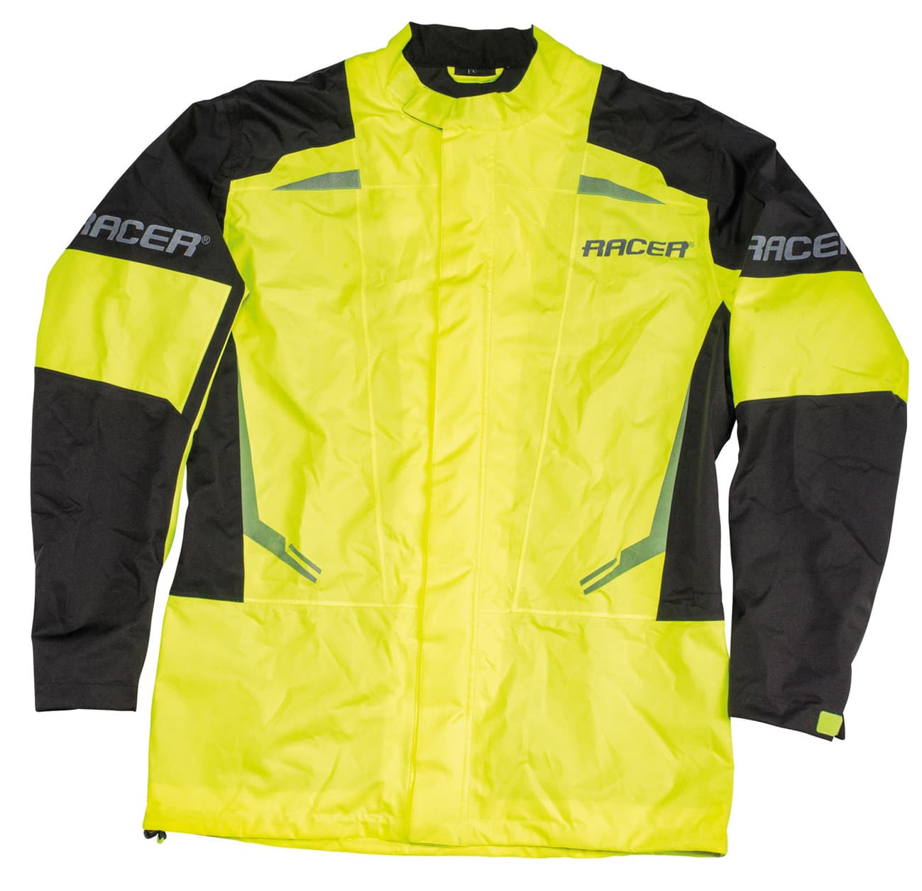 FLEX RAINJACKET fluo-black 3XL