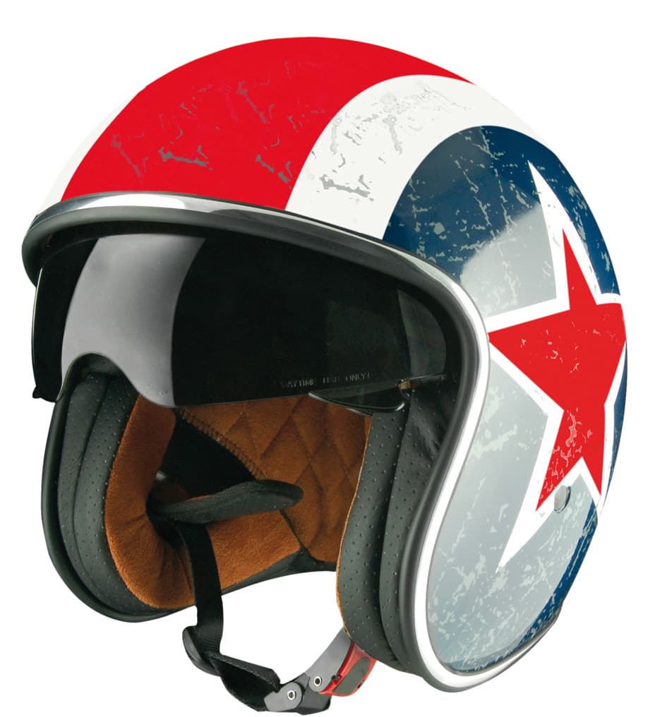 Helm Rebel Captain America red/blue/white XS