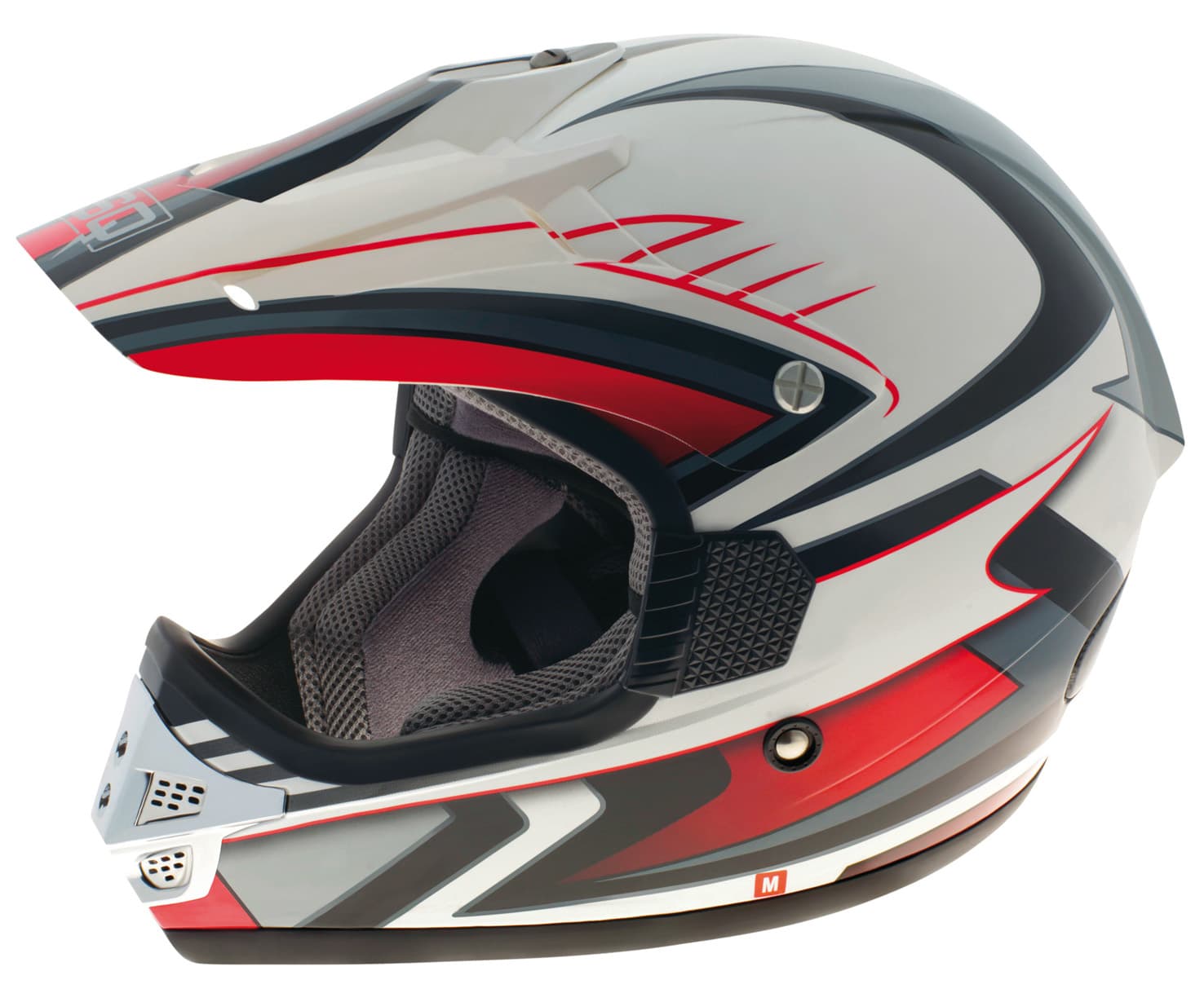 HELM SCOUT KIDS black/red/grey XL