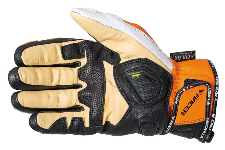 Handschuh M-TOP SHORT black orange white L