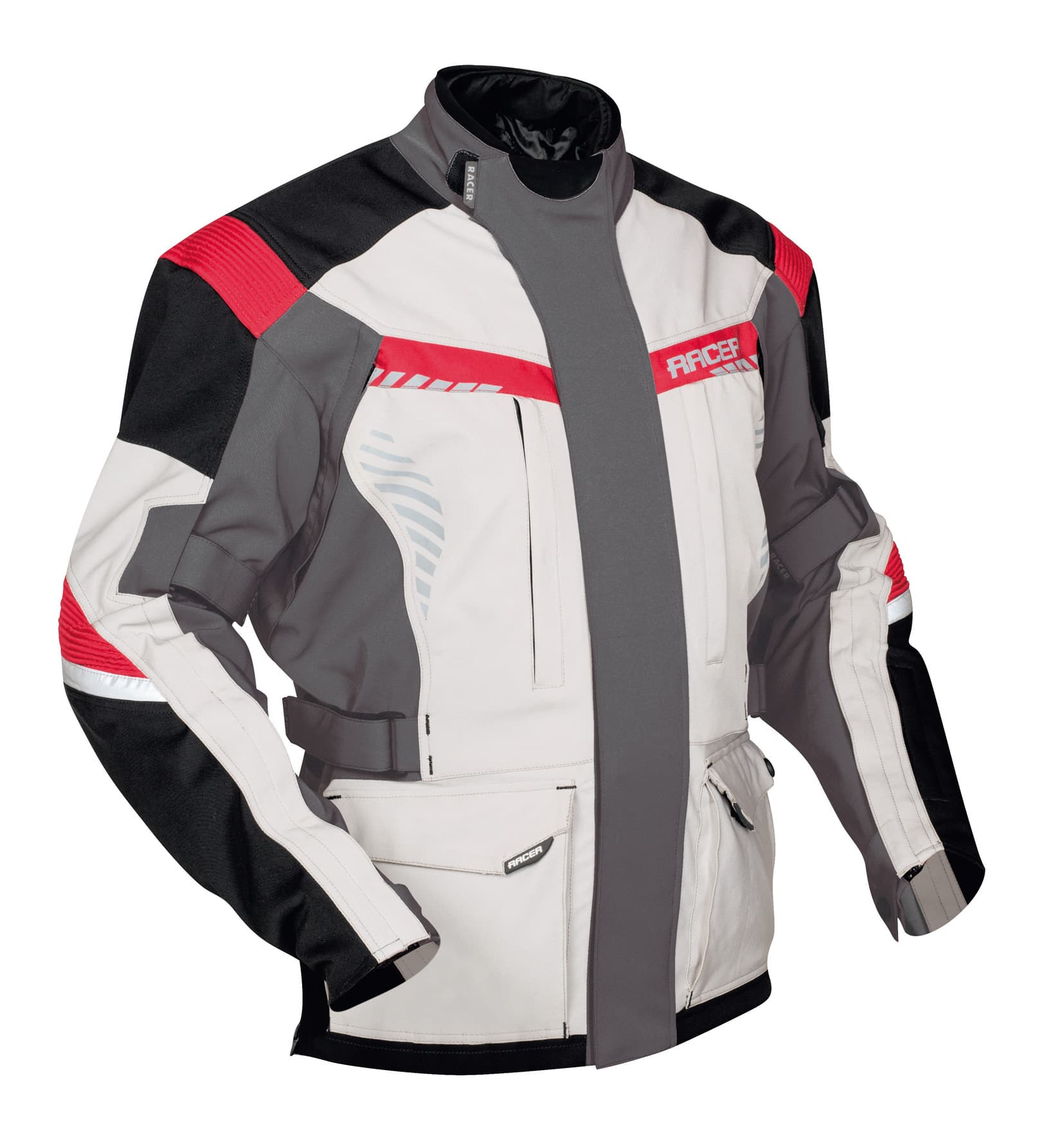 Jacke NEVADA SYSTEM  grey/red 5XL