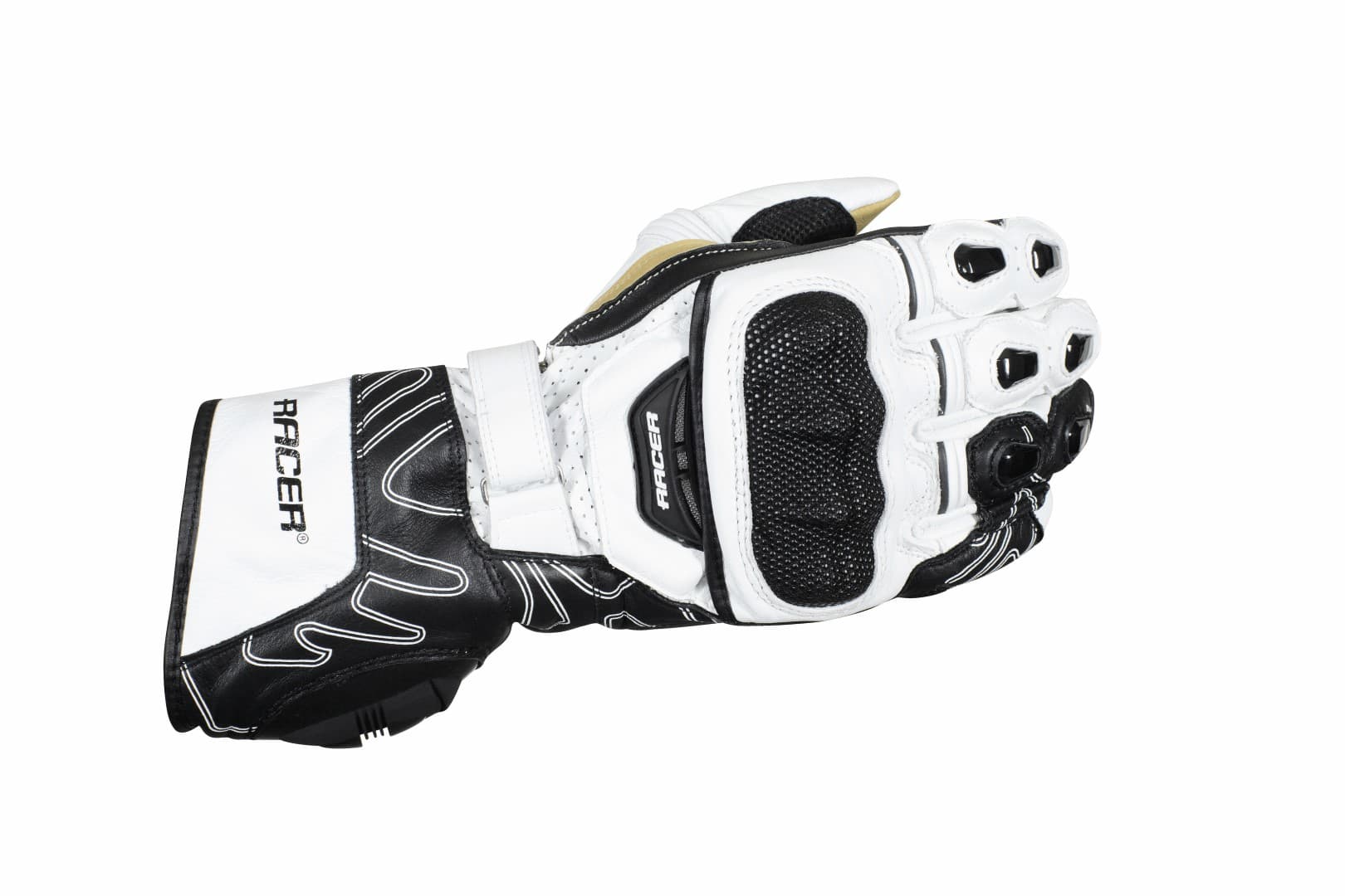 Handschuh HIGH SPEED black/white 2XL